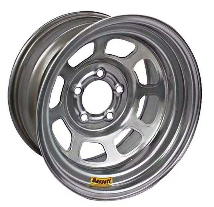 95852 Excel D-Hole Wheel [Wheel Size: 15" x 8"] Silver