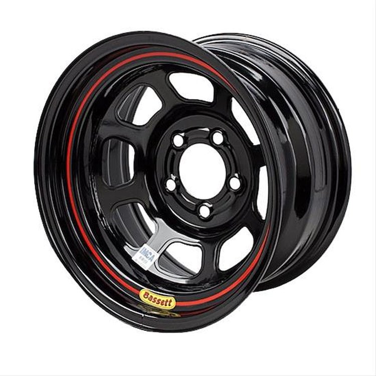 D58DC2 DOT D-Hole Wheel Size: 15" x 8", Black