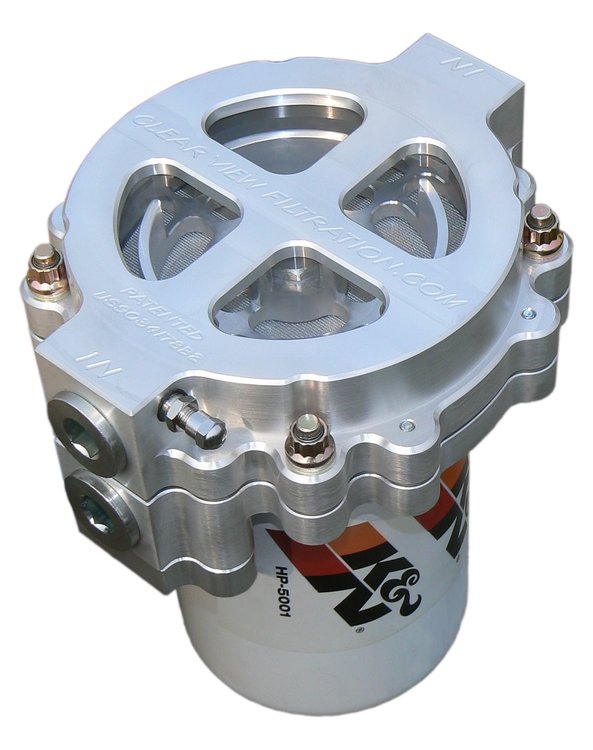 125-115 6 in. Screw-On Filter, #12 Ports, 115 Micron Element, Dual Filtration Up To 70 Weight Oil, Bracket Included
