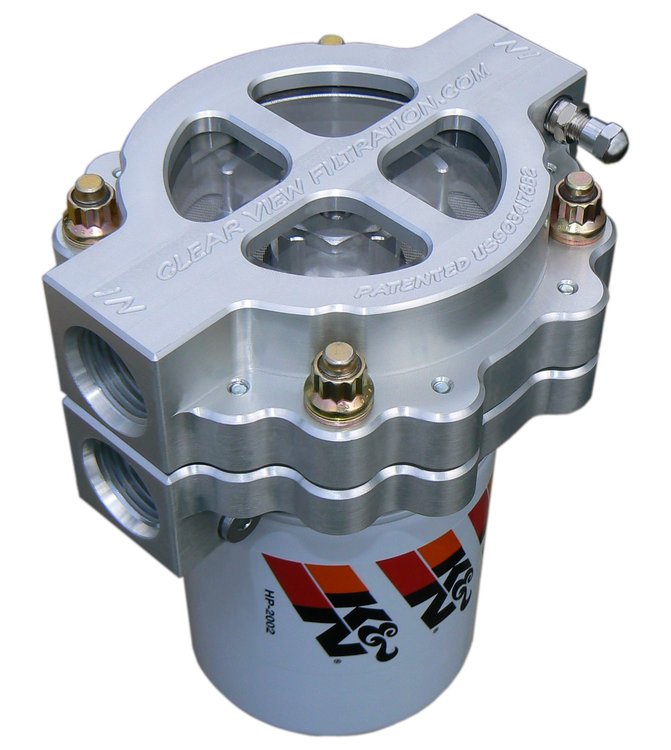400-115 4 in. Screw-On Filter, #12 Ports, 115 Micron Element, Dual Filtration, For Up To 50 Weight Oil, Bracket Included