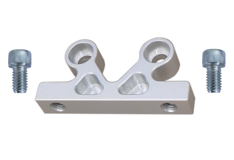 470 4 in. Filter Straight Mounting Bracket Kit, Mounts To A Flat Surface, Fits All 4 in. See-Through Filter Assemblies
