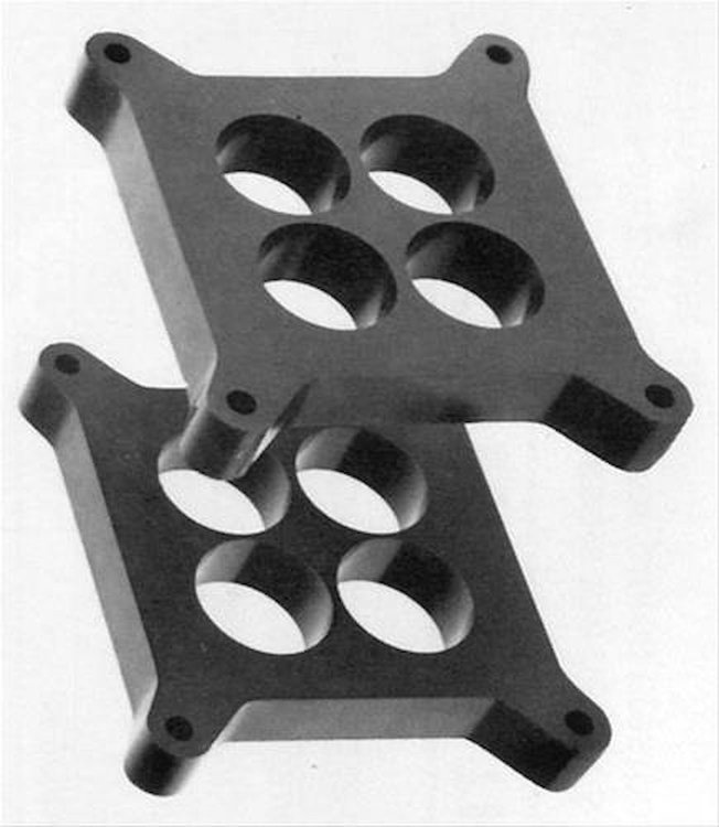 2in CARB SPCR SNGL HOLE FOR HOLLEY 4224-TYPE HOLLEY CARBS