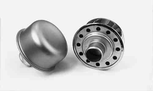 PUSH-IN VLV CVR BRTHR CHROME PLTD STL 2-PK W/ GRMTS
