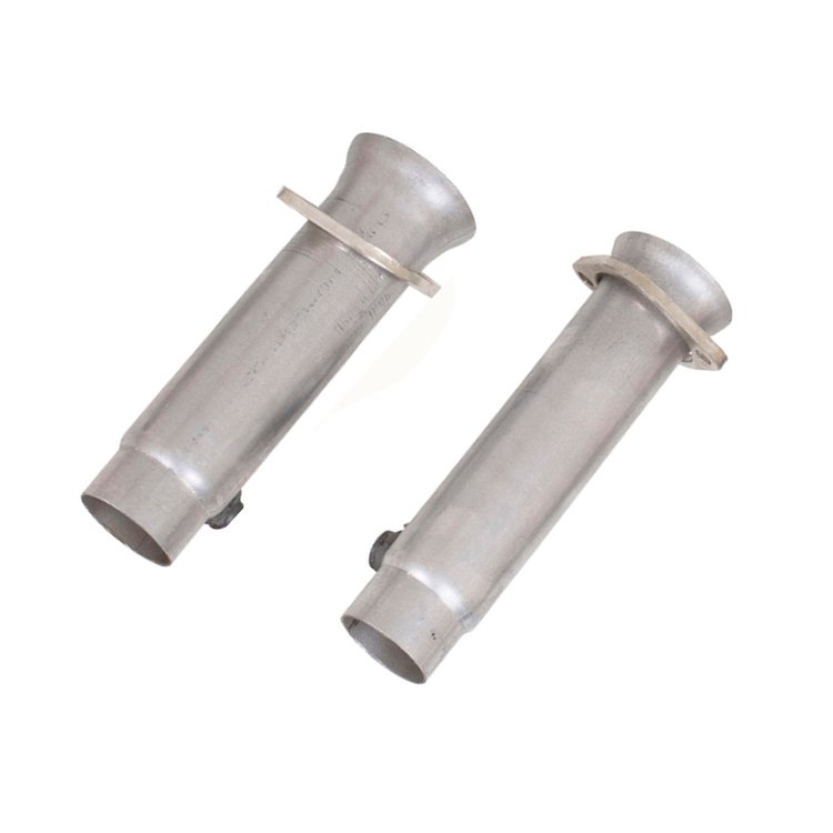 2-3/4 in. Universal Flared Exhaust Flow Tubes for Full-Length Header Collectors [Aluminized Steel, Pair]