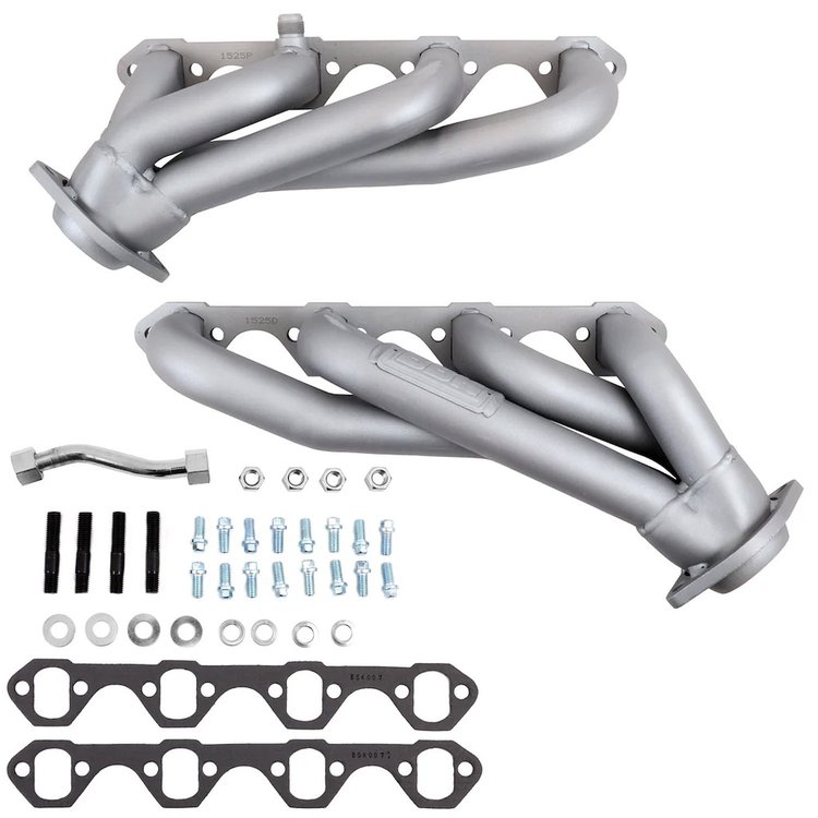 1525 Unequal Length Shorty Headers 1994-1995 Ford Mustang GT/Cobra 5.0L [Titanium Ceramic]