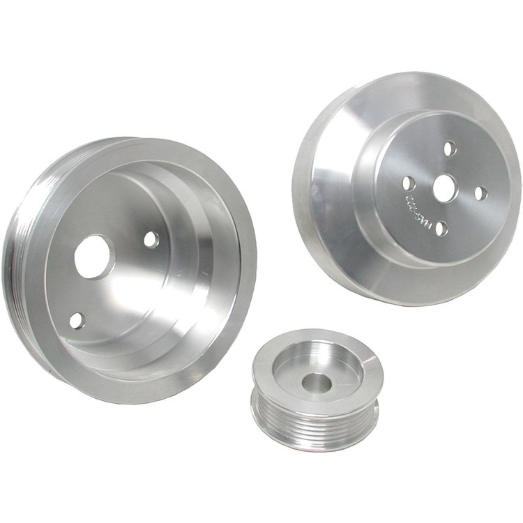3-Piece Aluminum Underdrive Pulley Kit 1988-95 GM Truck 4.3/5.0/5.7L