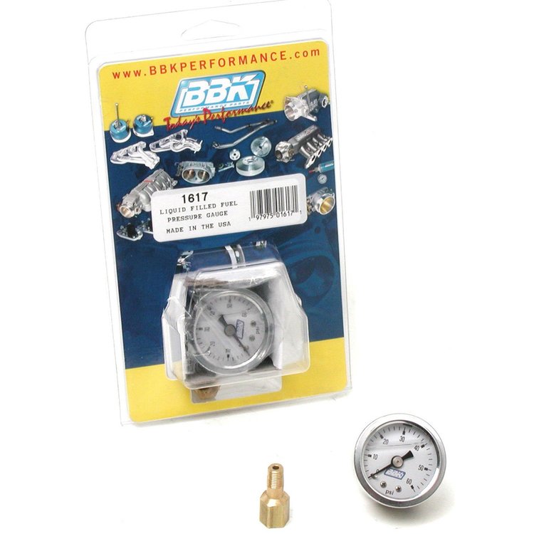Liquid Filled Fuel Pressure Gauge Kit Universal