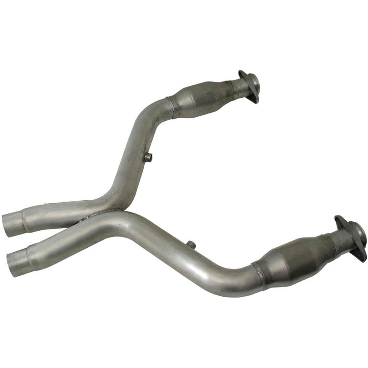 2.75" X-Pipe with Converters 2005-10 Mustang 4.6L