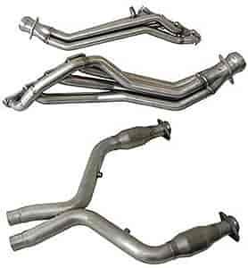 Long Tube Header System Kit 2007-12 Mustang GT500