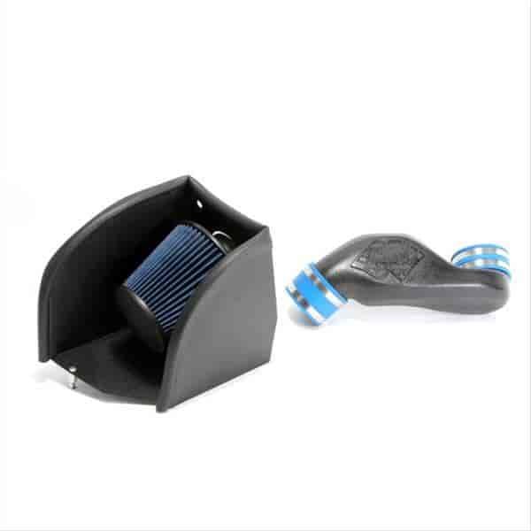 Blackout Series Cold Air Intake Incl. Washable Conical Cotton Filter Black Powdercoat Finish