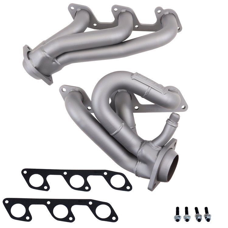 Tuned-Length Shorty Headers 2005-2010 Ford Mustang 4.0L V6 [Titanium Ceramic Finish]