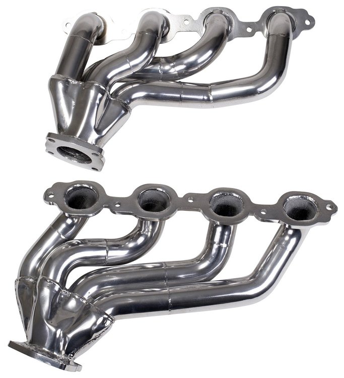 Shorty Exhaust Headers Chrome Chevy Camaro SS LT1 6.2L