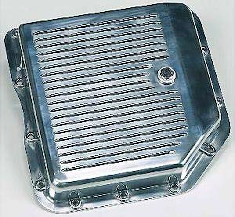 Polished Aluminum Transmission Pan GM TH-350