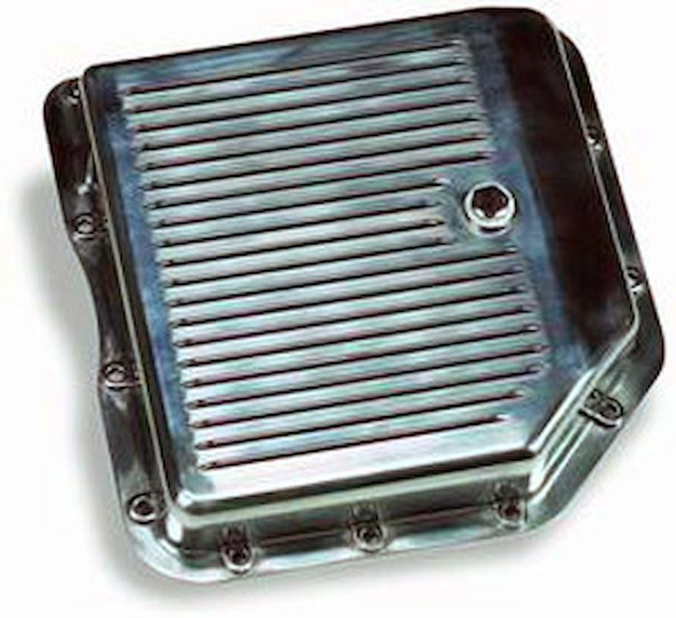 Polished Cast Aluminum Transmission Pan GM TH-700R4 & 4L60