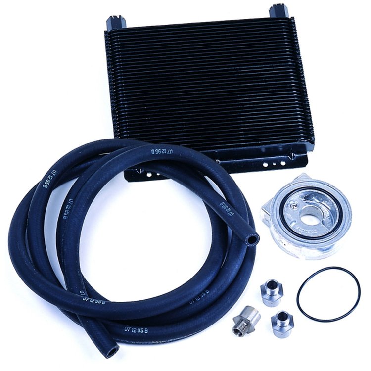 SuperCooler Engine Oil Cooler Kit GM V8 With Recessed Filter