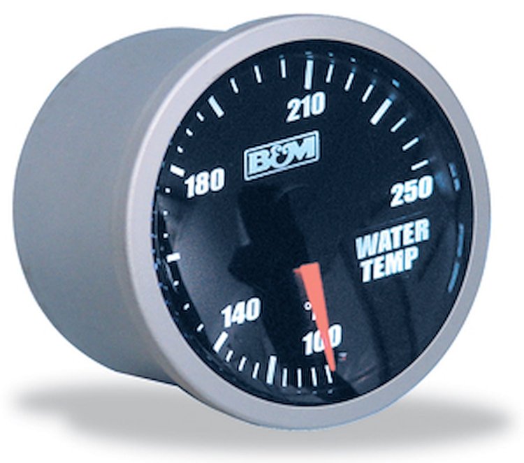 Blackout Water Temperature Gauge Electrical Gauge