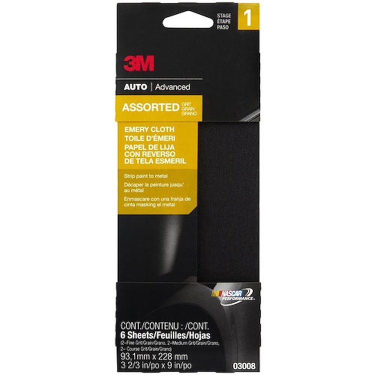 Emery Cloth Assorted Grit