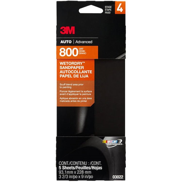 Wet Or Dry Automotive Sandpaper 800 Grit