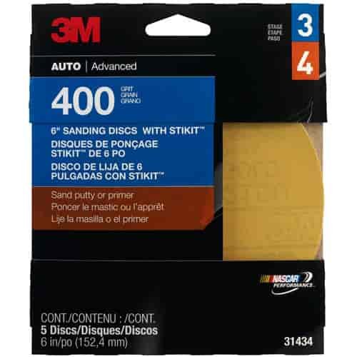 Stikit Sanding Discs 400 Grit