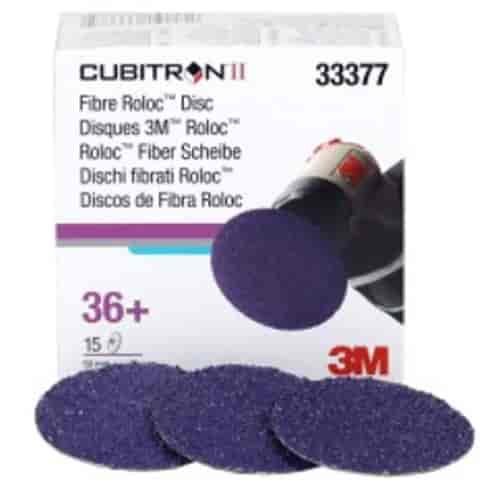 Cubitron II Fibre Roloc Discs 36+ Grit