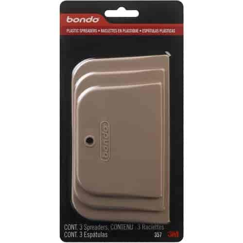 Bondo Spreaders 3-Pack Of 3 Different Sizes