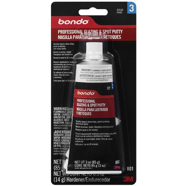 Bondo Professional Glazing And Spot Putty 3 Oz.