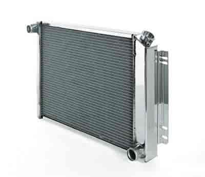 Polished Radiator for Jeep w/Std Trans