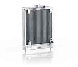 Natural Finish Radiator for Honda w/Std Trans