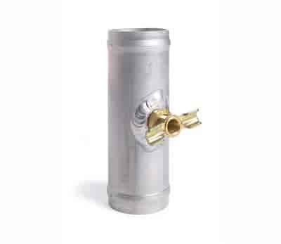 Universal Radiator Tube Straight w/Brass Drain Petcock
