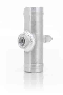 Universal Radiator Tube Straight w/Threaded Bung for Fan Sensor