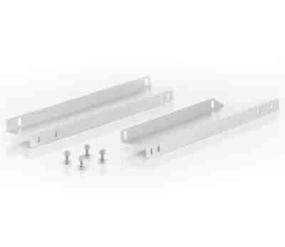Radiator Mounting Brackets Natural Aluminum Finish