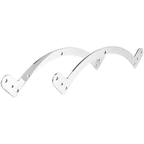 Stainless Steel Moon Shape Universal Fan Shroud Mounting Brackets Fits 13" Electric Fan