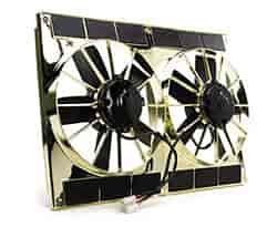 11" Dual Puller Fan - Gold