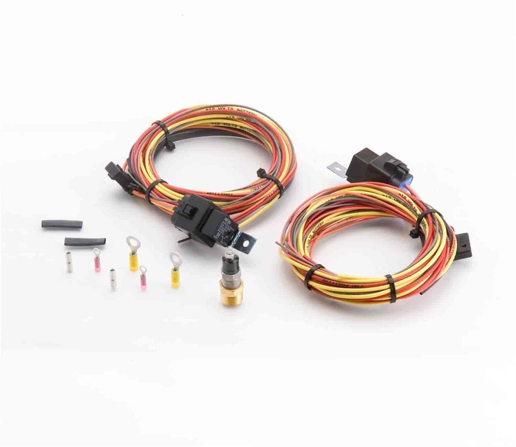 Dual Fan Wiring Harness Kit 40-Amp Waterproof Relay