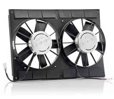 11" Aluminator Dual Puller Fans 2725 CFM @ 33.0 amps