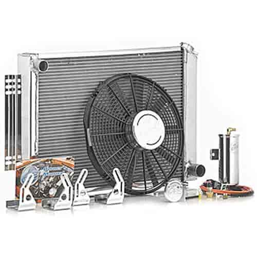 Aluminum Radiator Module System 1967-1969 Camaro/Firebird