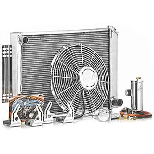 Aluminum Radiator Module System 1967-1969 Camaro/Firebird