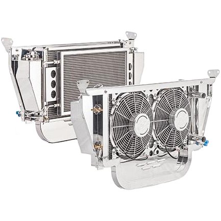 Extreme Tri-Five Module Cooling System 1955 LS Swap 1000 HP w/A/C AT