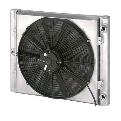 Dragster-Style Drag Race Radiator Module Single 1" Core