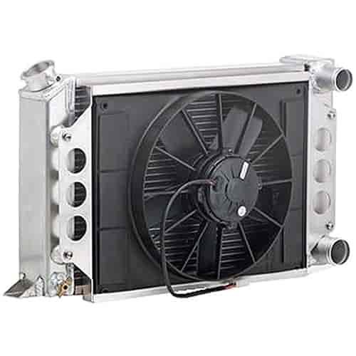 Scirocco-Style Drag Race Radiator Module Dual 1" Core