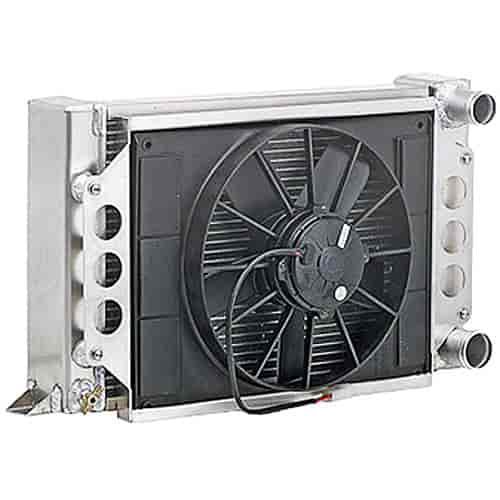 Scirocco-Style Drag Race Radiator Module Dual 1" Core