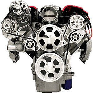 Premium Tru Trac LS Engine Top Mount Pulley System LS1/LS2/LS3/LS6