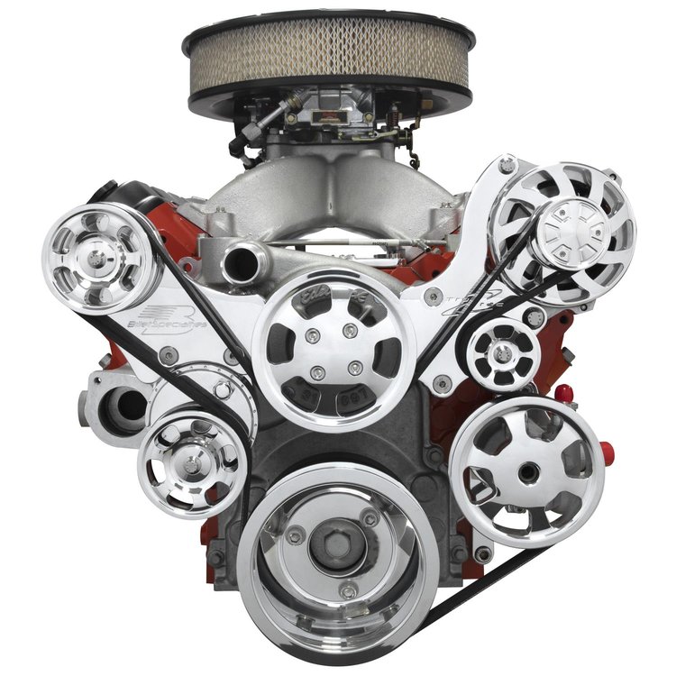 Premium Tru Trac LS Engine Top Mount Pulley System LS1/LS2/LS3/LS6