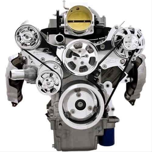 Premium Tru Trac LS Engine Top Mount Pulley System LS7