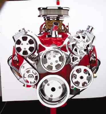 Tru Trac Premium Serpentine Kit SB-Ford with Power Steering, without A/C Includes: