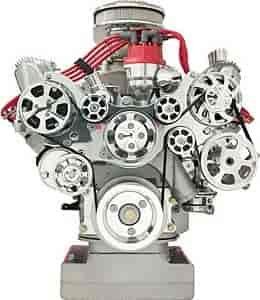 FE Ford Tru Trac Serpentine Systems with Power Steering, with A/C