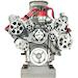 Tru Trac Premium Serpentine Kit Ford FE with Power Steering, with A/C Includes: