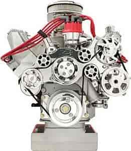 FE Ford Tru Trac Serpentine Systems with Power Steering, without A/C