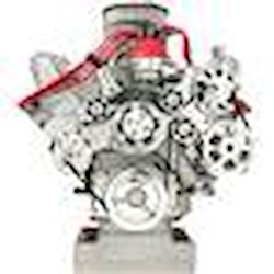 Tru Trac Premium Serpentine Kit Ford FE with Power Steering, without A/C Includes: