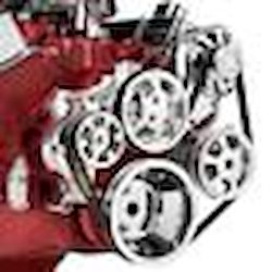 Tru Trac Premium Serpentine Kit Pontiac 325-455 with Power Steering, with A/C Includes: